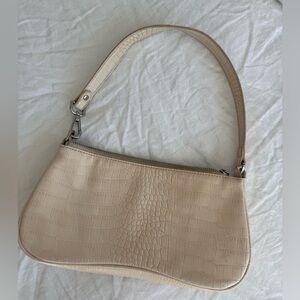 JW Pei Cream Shoulder Bag
